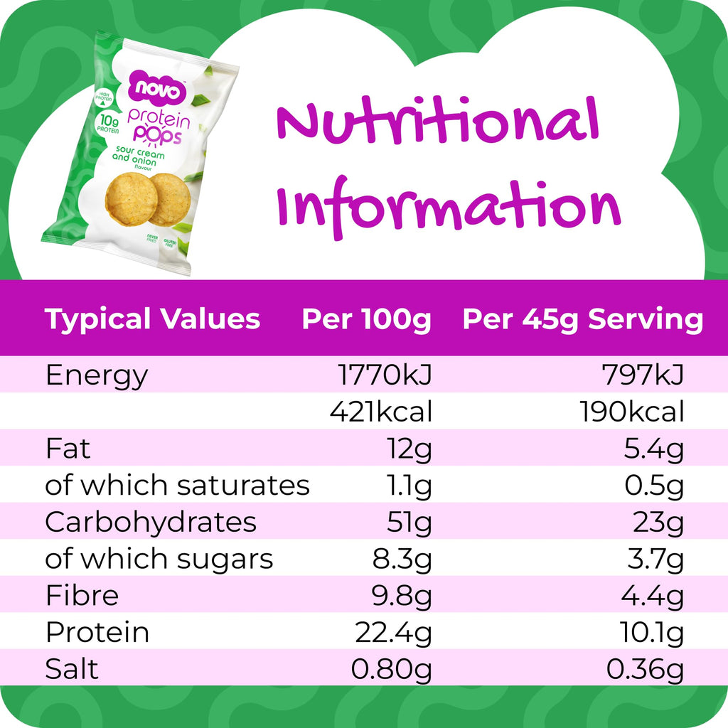 Novo Nutrition Novo Protein Pops - Protein Crisps