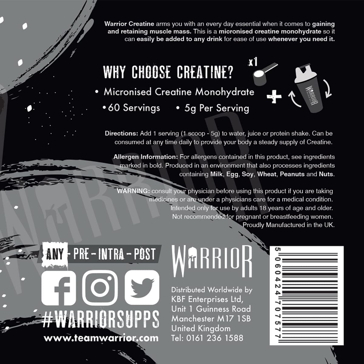 Warrior Essentials Creatine - Creatine Chews