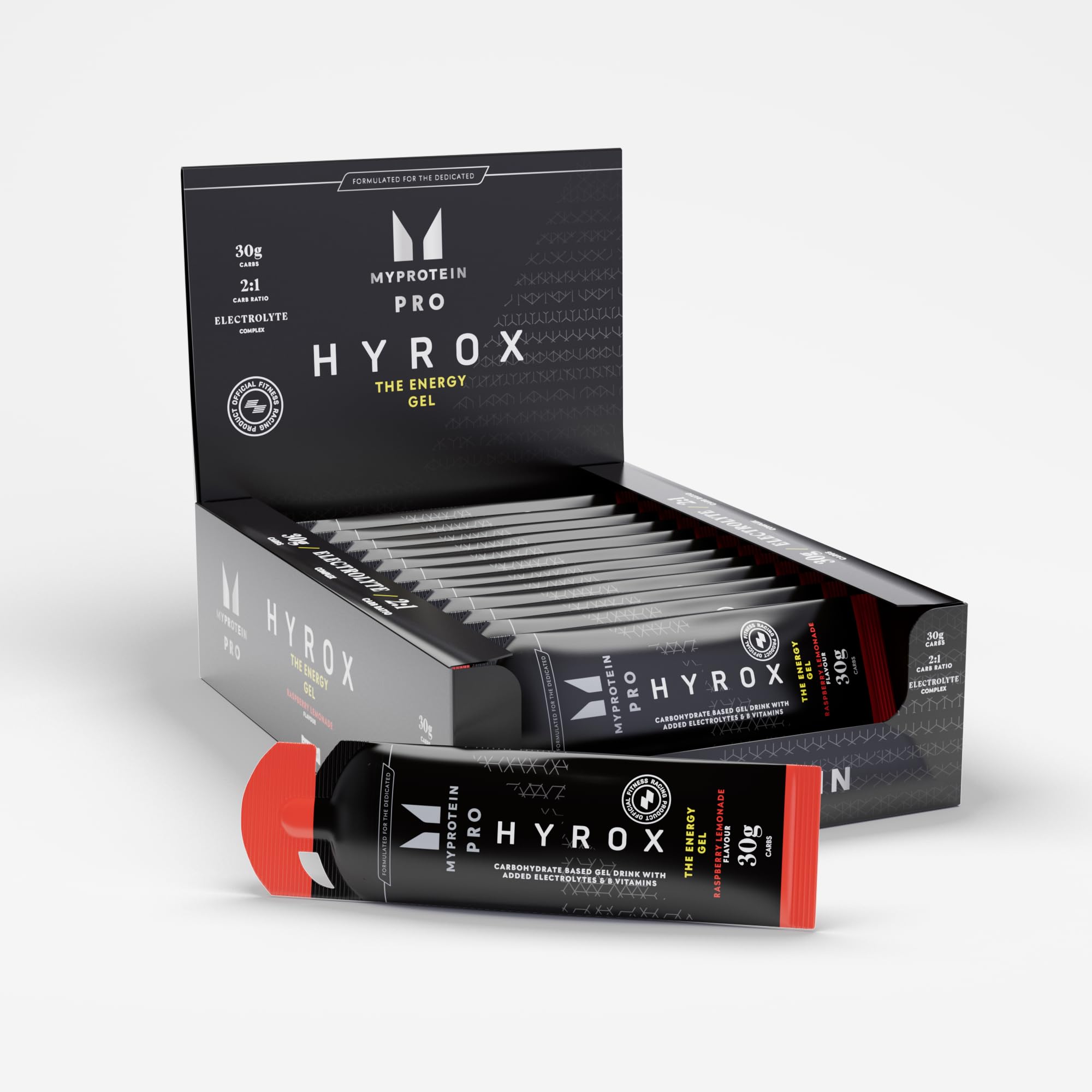 MyProtein THE Energy Gel (HYROX Edition) - 20 x 70g / Raspberry Lemonade - Electrolyte Replacements