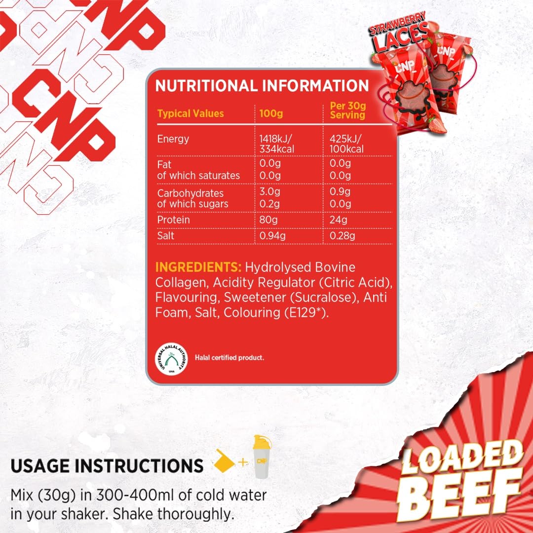 CNP Loaded Beef - Clear Collagen Protein Powder
