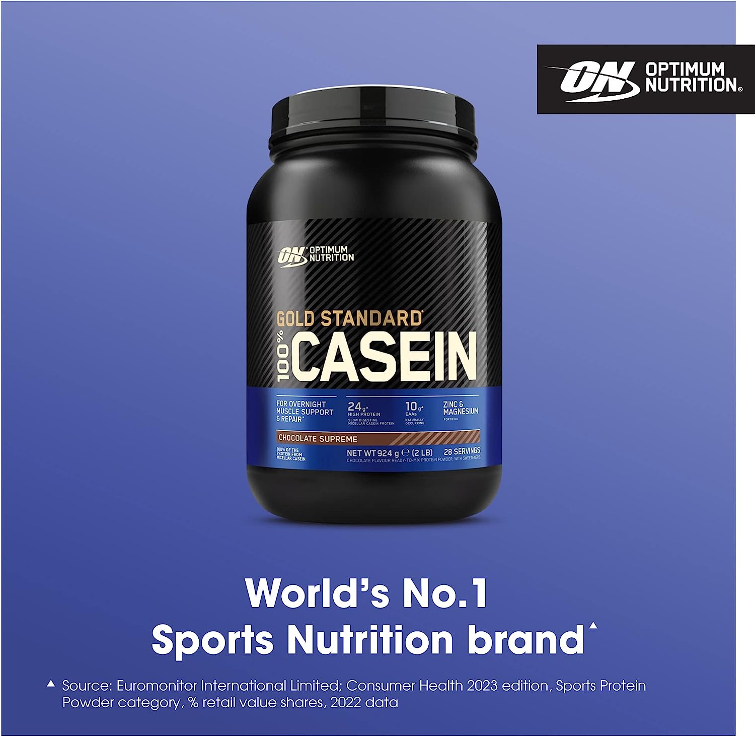 Optimum Nutrition Gold Standard 100% Casein Creamy - Micellar Casein Protein Powder