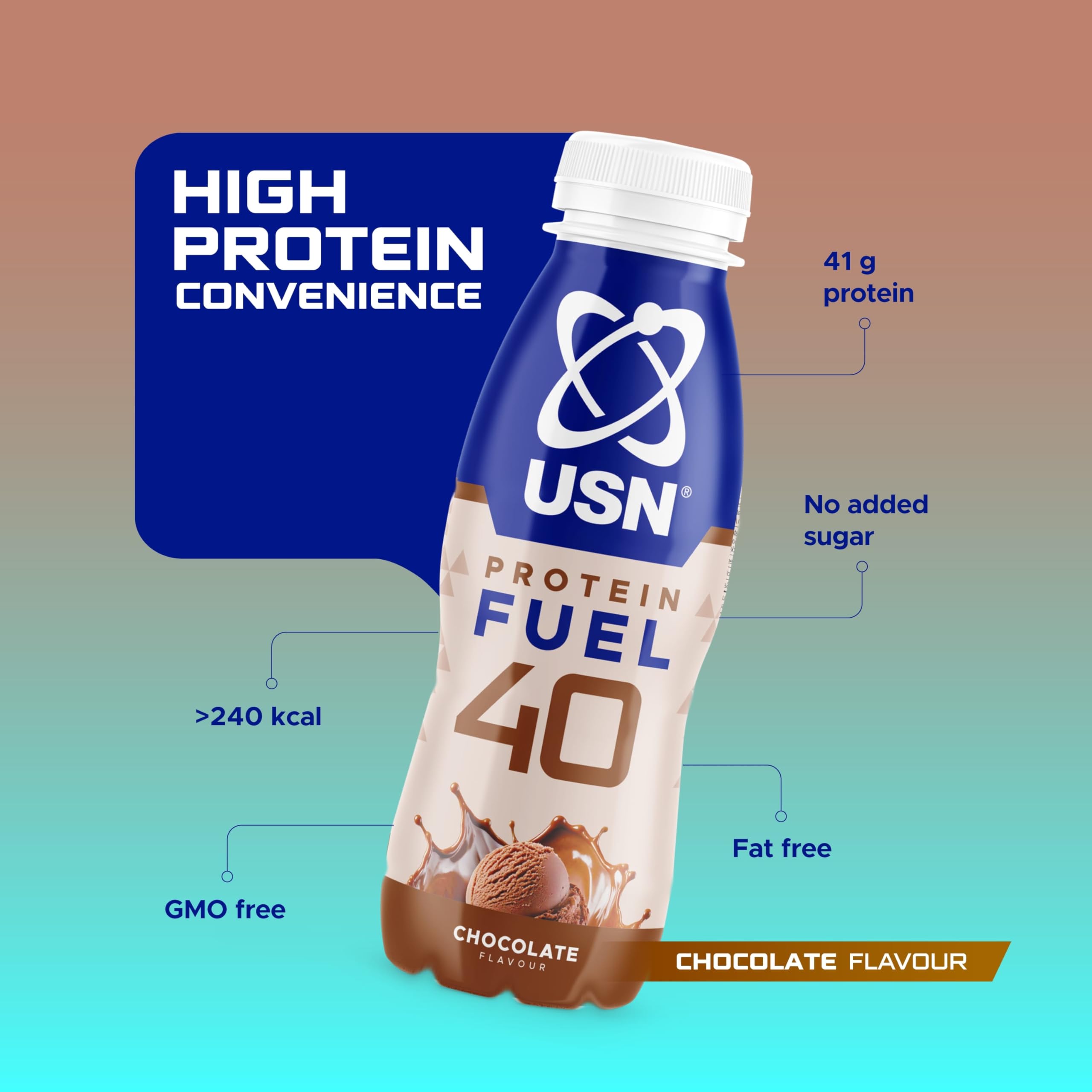 USN Protein Fuel 40 RTD 6x500ml