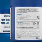 Blue Applied Nutrition Citrulline Malate container for workout performance and muscle recovery