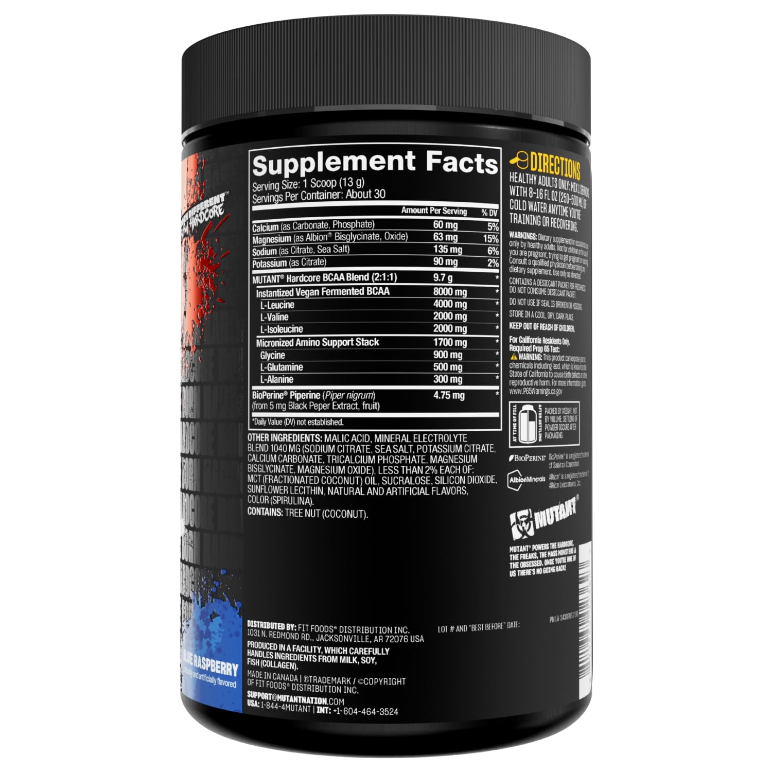 Mutant Hardcore BCAA 390g Watermelon