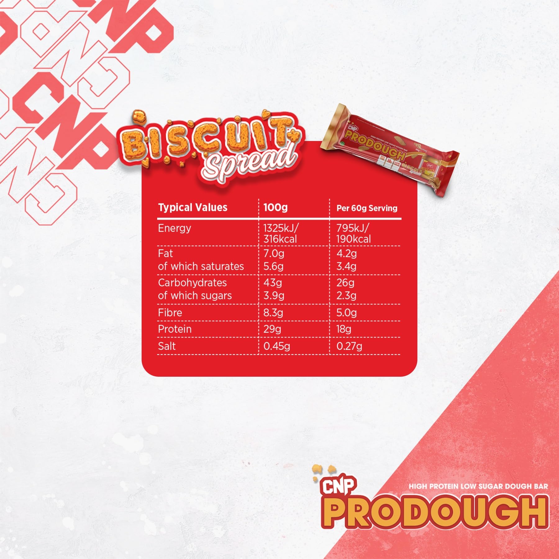CNP ProDough Bar - Protein Bars