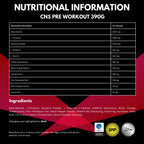 Outangled CNS - Pre-Workout Powder