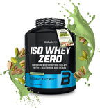 Pistachio flavored whey protein isolate from Biotech USA Iso Whey Zero Lactose Free