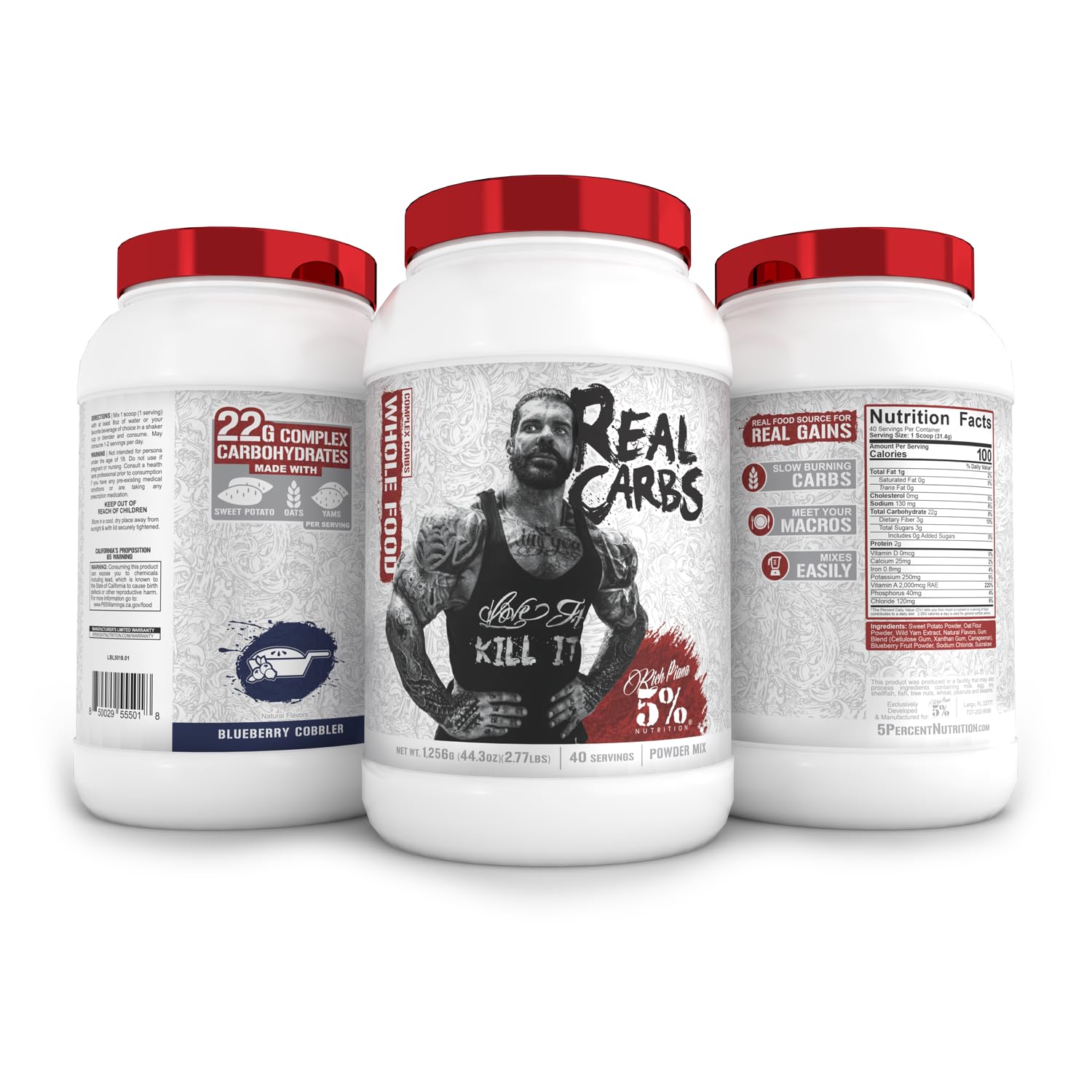 Rich Piana 5% Nutrition Real Carbs