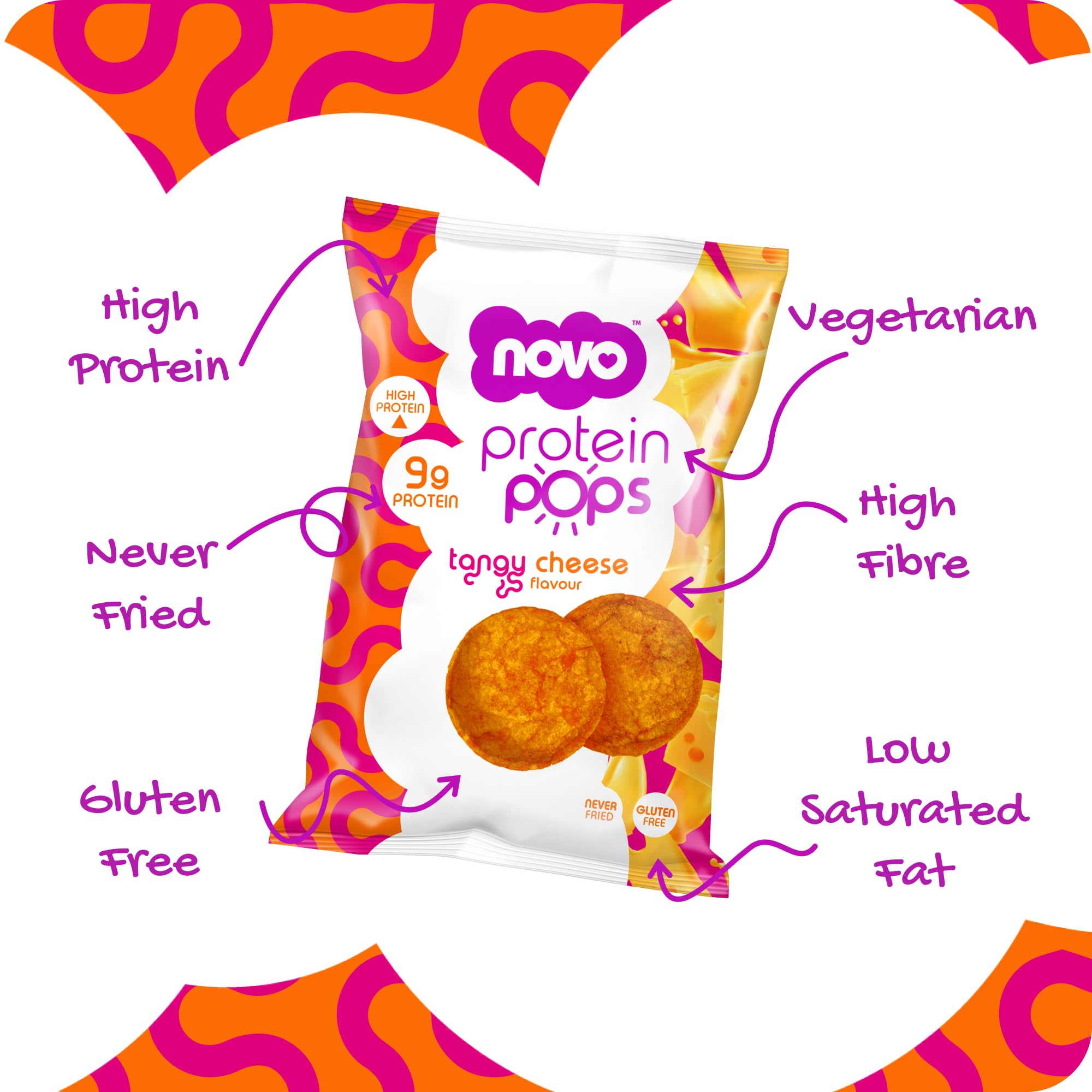 Novo Nutrition Novo Protein Pops - Protein Crisps