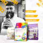 CNP Whey protein powder bags in different flavors for your fitness goals