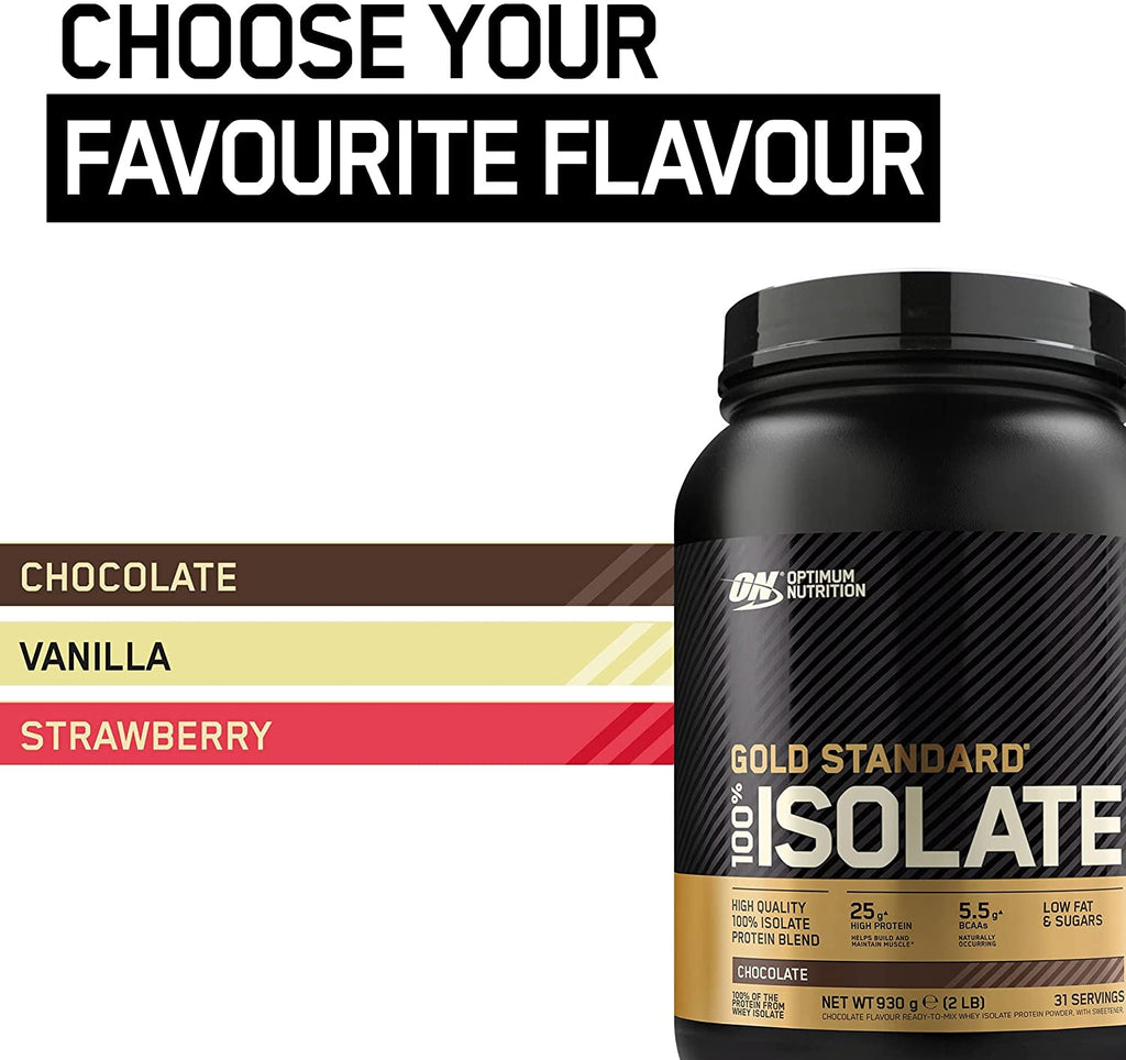 Optimum Nutrition Gold Standard 100% Isolate - Whey Proteins