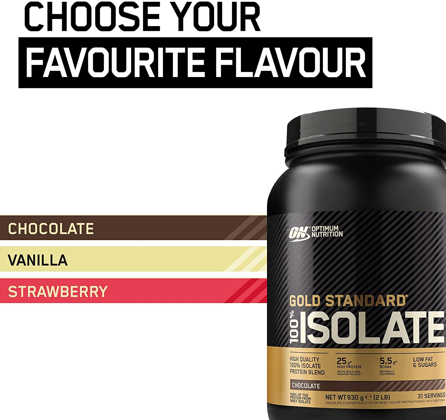 Optimum Nutrition Gold Standard 100% Isolate - Whey Proteins