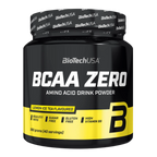 Black and yellow BioTech USA BCAA Zero container for lean muscle and clean nutrition