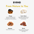BYOND PERFORMANCE Immunity Mushroom Capsules - 60 Caps - Mushrooms