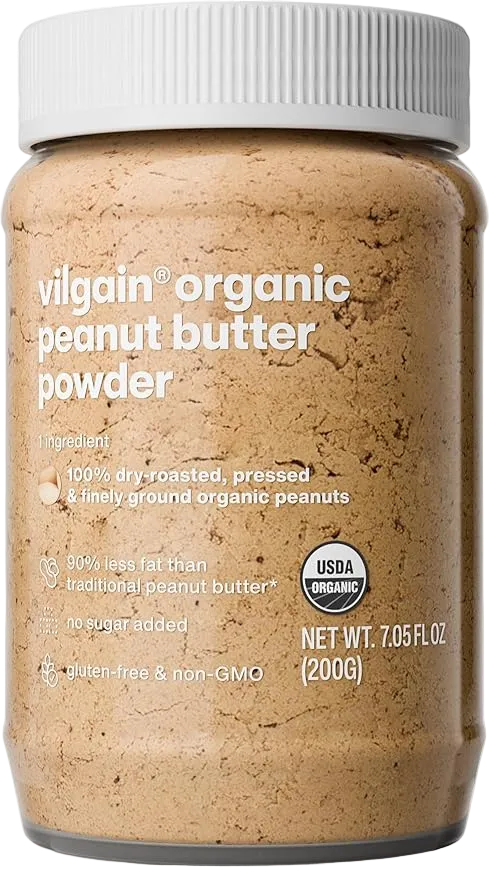 Vilgain Organic Peanut Butter Powder 200g - MyGymSupplements