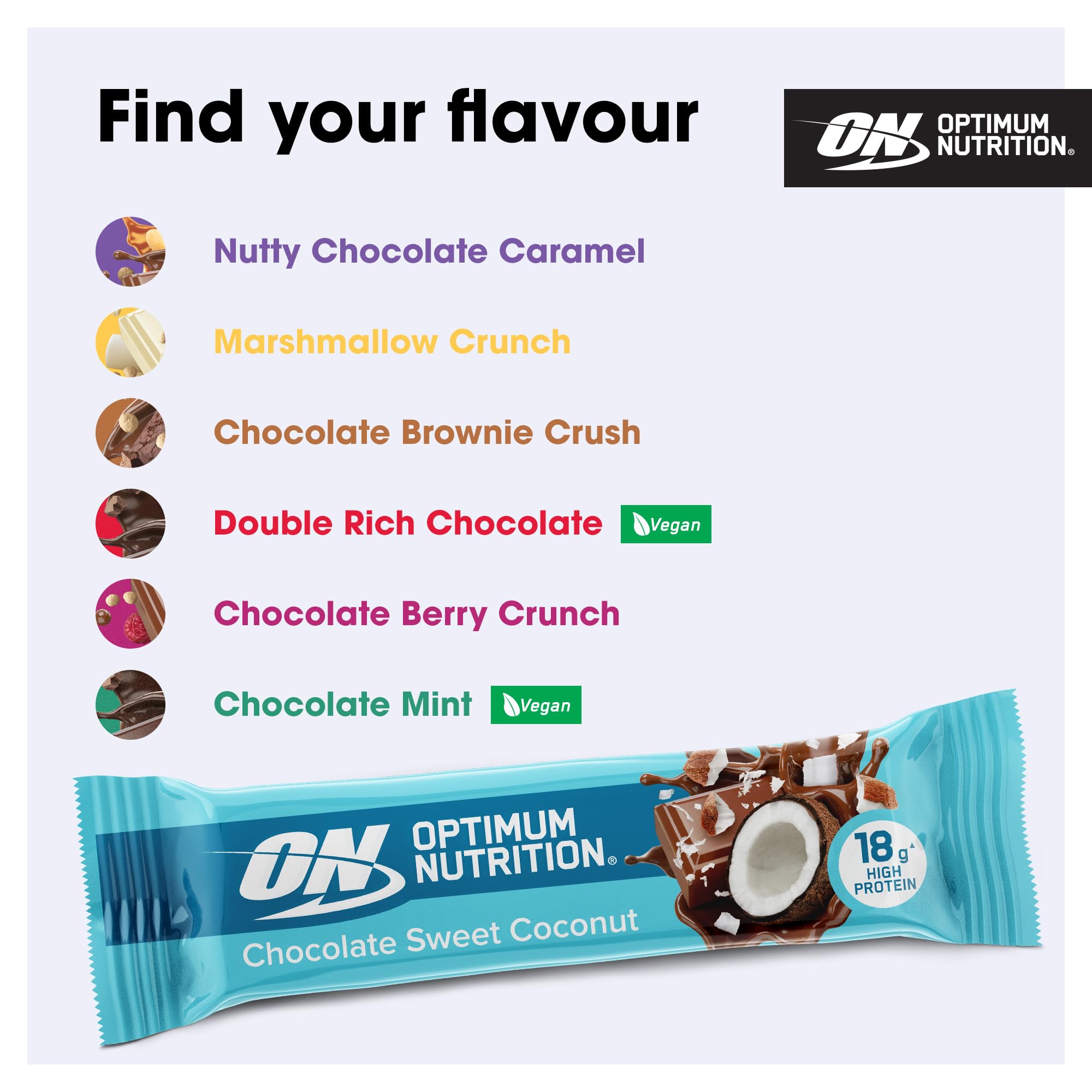 Optimum Nutrition Crunch Bar - Protein Bars