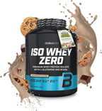 Black Biotech USA Iso Whey Zero Lactose Free protein powder with cookies and chocolate vibes
