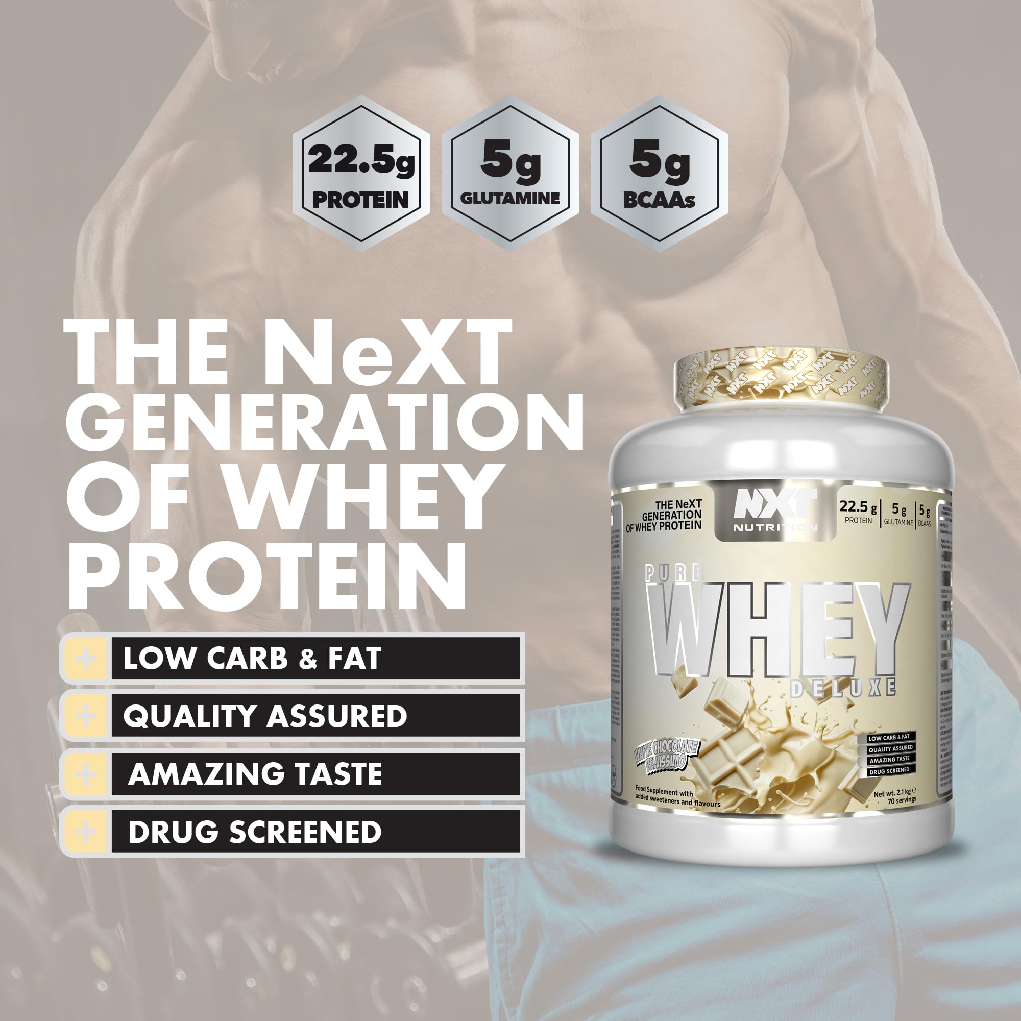 NXT Nutrition Pure Whey Deluxe 2.1kg