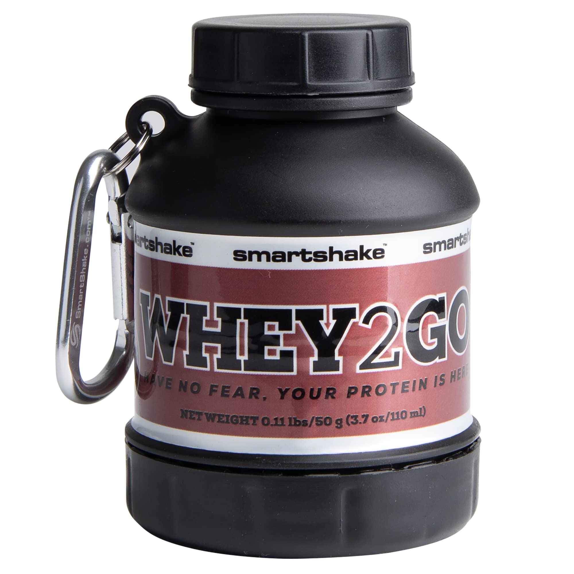 SmartShake Whey2Go Funnel 50ml Black/Brown - 110ml - Powder Funnel