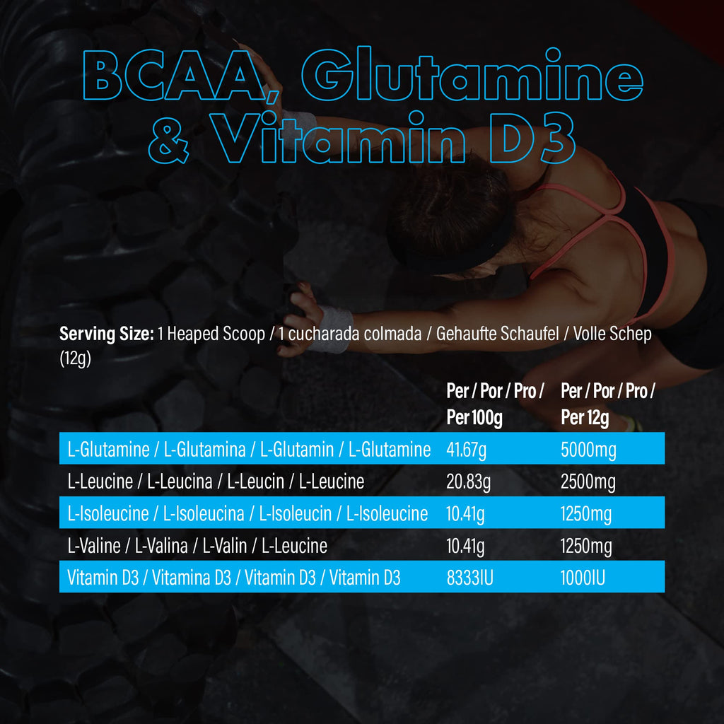 NXT Nutrition BCAA, Glutamine & VIt D 360g