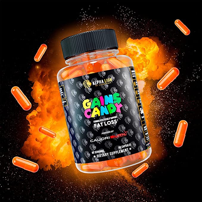 Alpha Lion Gains Candy Caloriburn - 60 Caps - Weight Loss Support Capsules