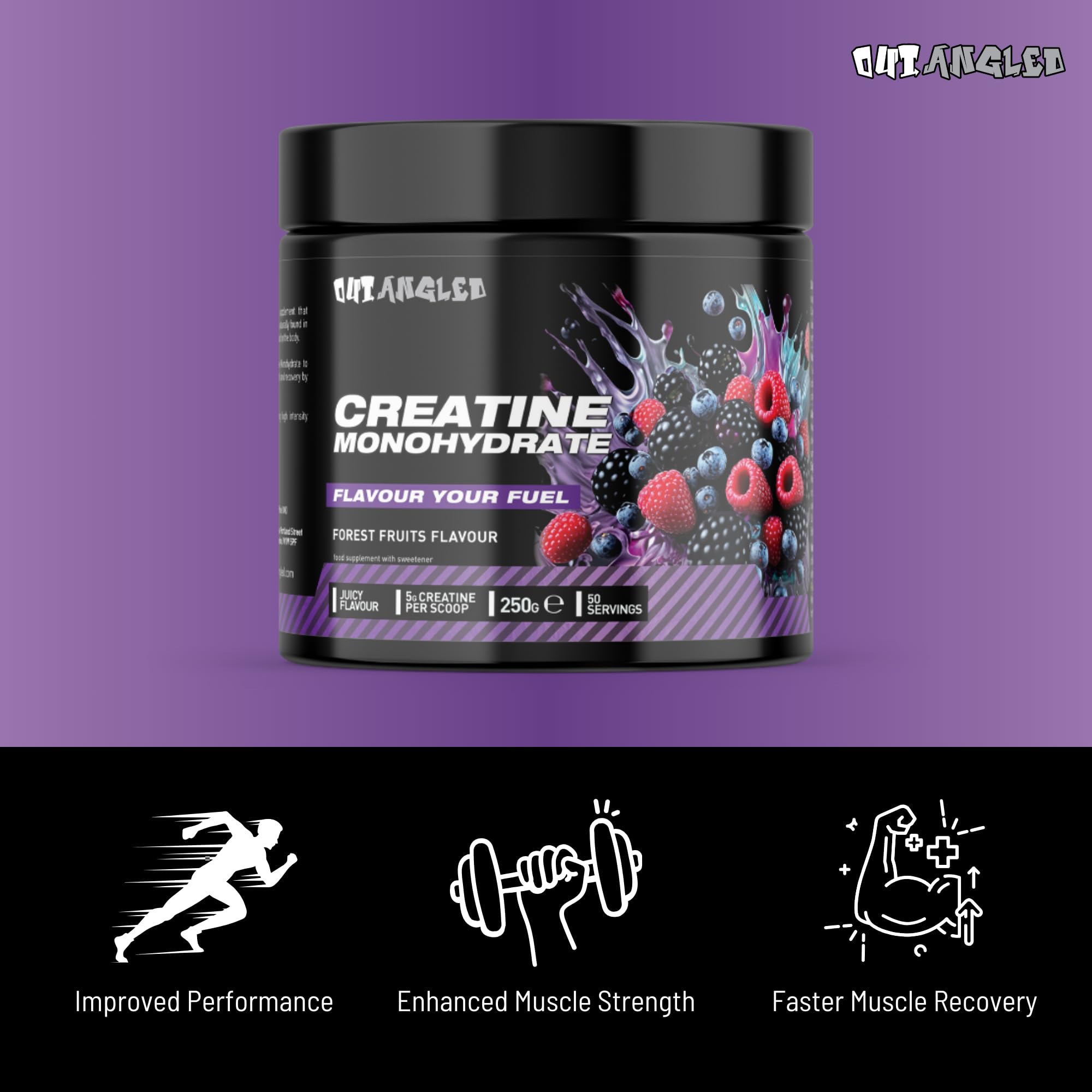 Outangled Creatine Monohydrate - Creatine Powder
