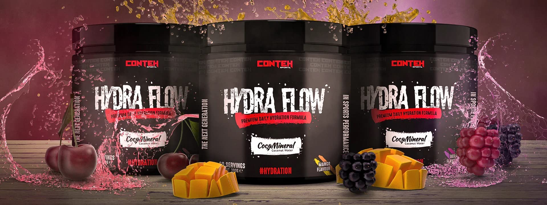 Conteh Sports Hydra Flow - Hydration Powder