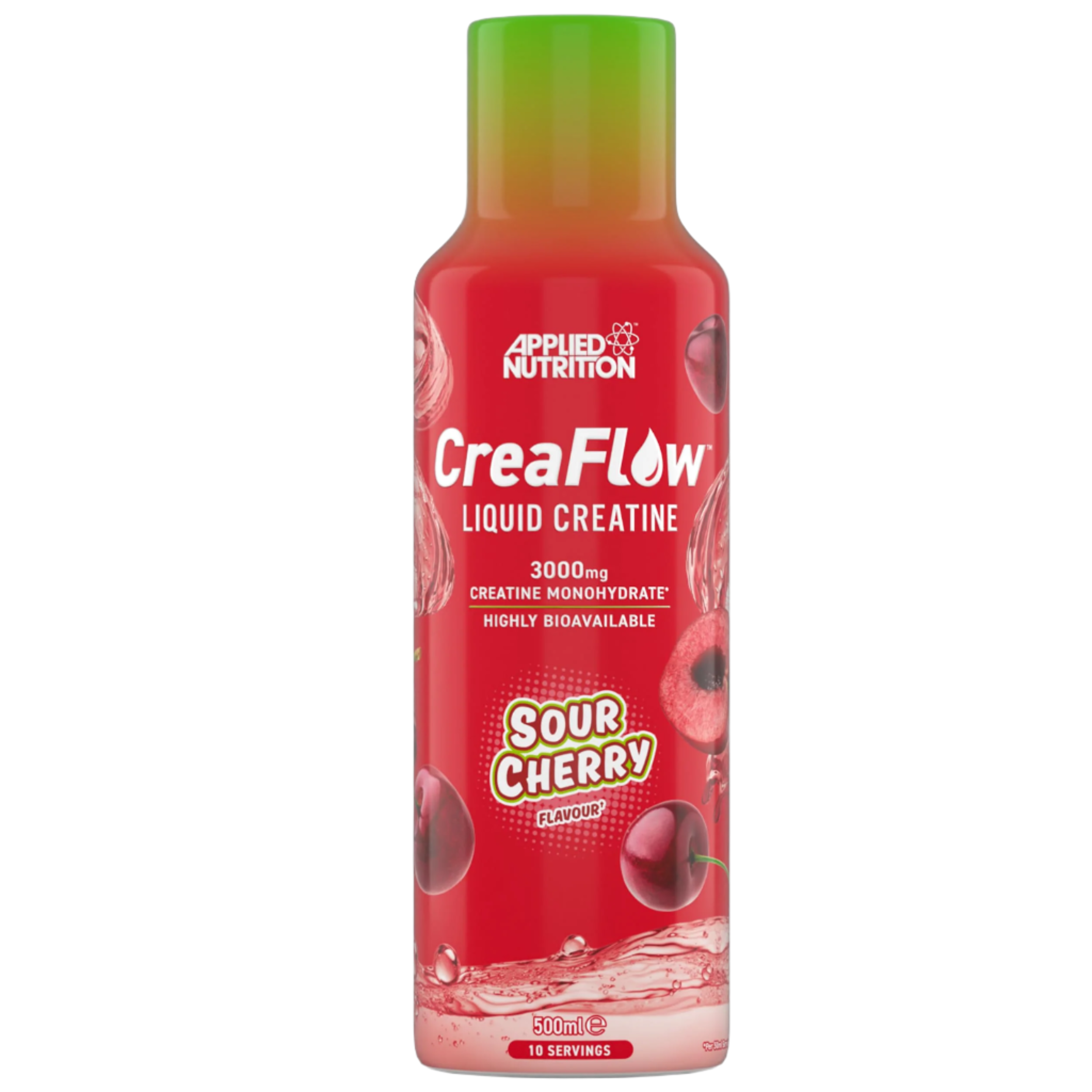 Applied Nutrition Crea Flow Liquid Creatine - 500ml / Sour Cherry - Creatine Liquid
