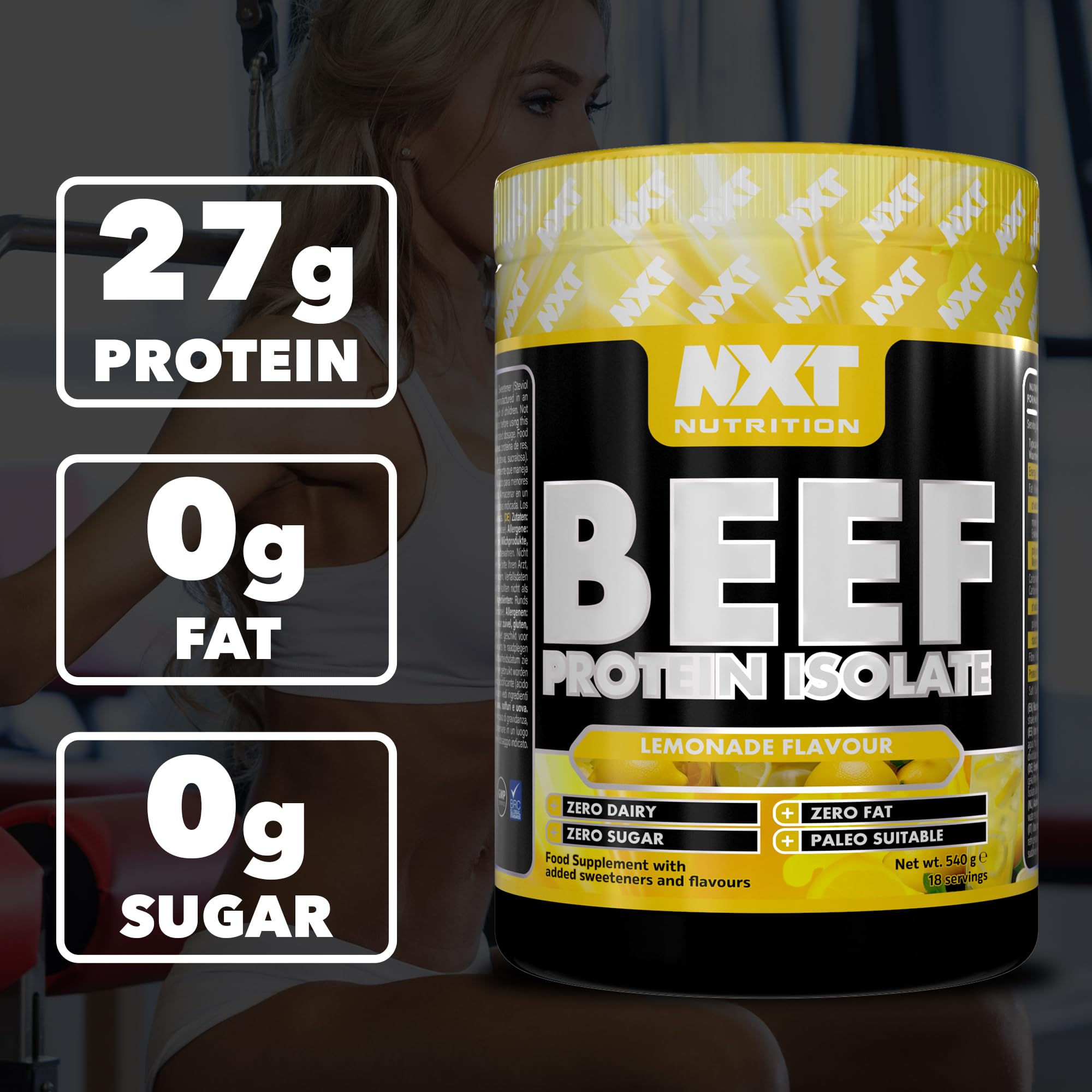 NXT Nutrition Beef Protein Isolate 540g