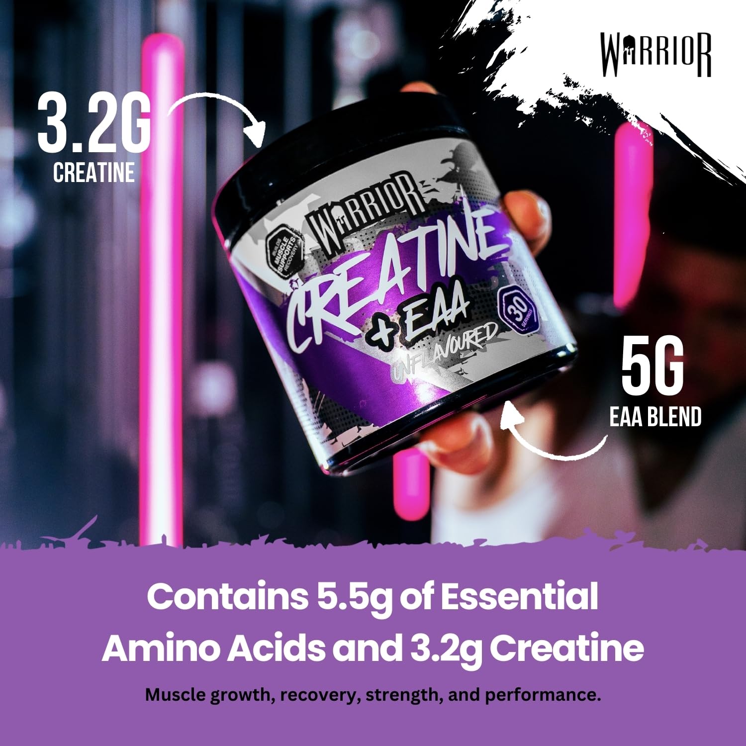 Warrior Creatine Plus EAA - Creatine Powder