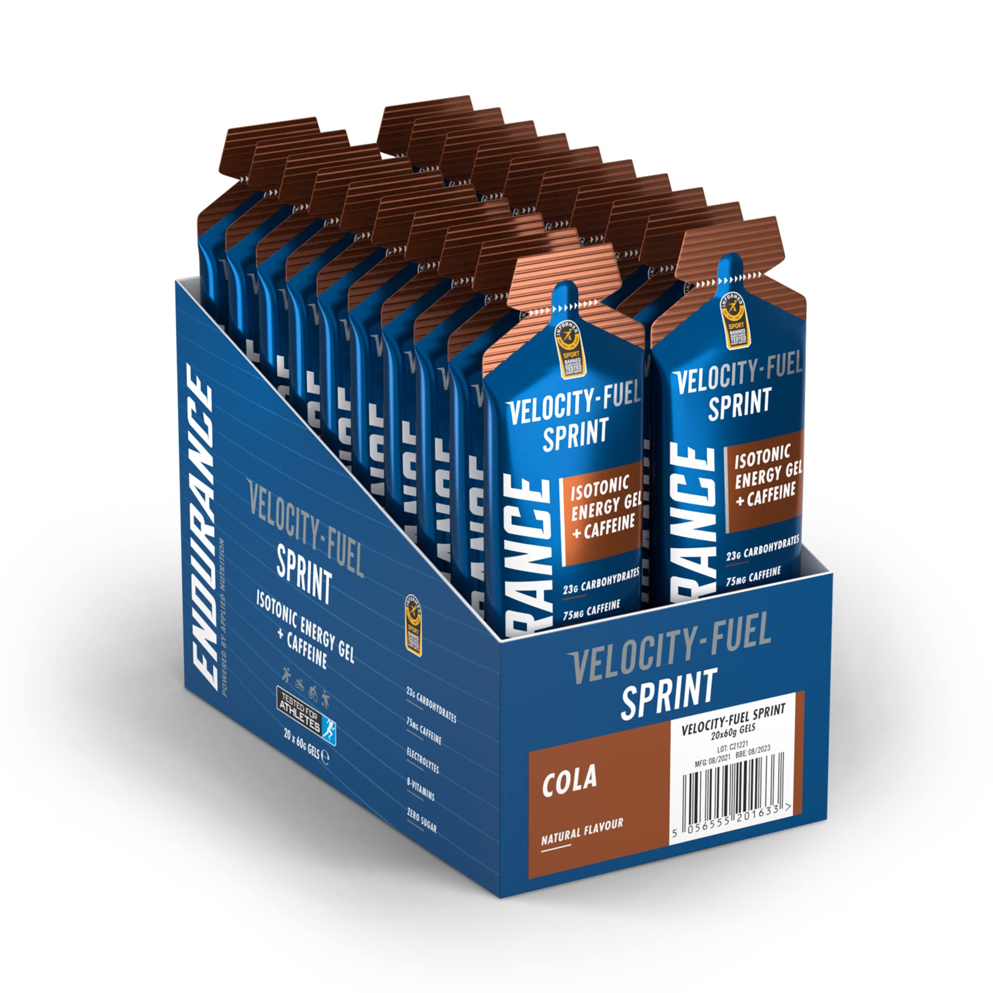 Applied Nutrition Endurance Velocity Sprint Gel - Energy Gels