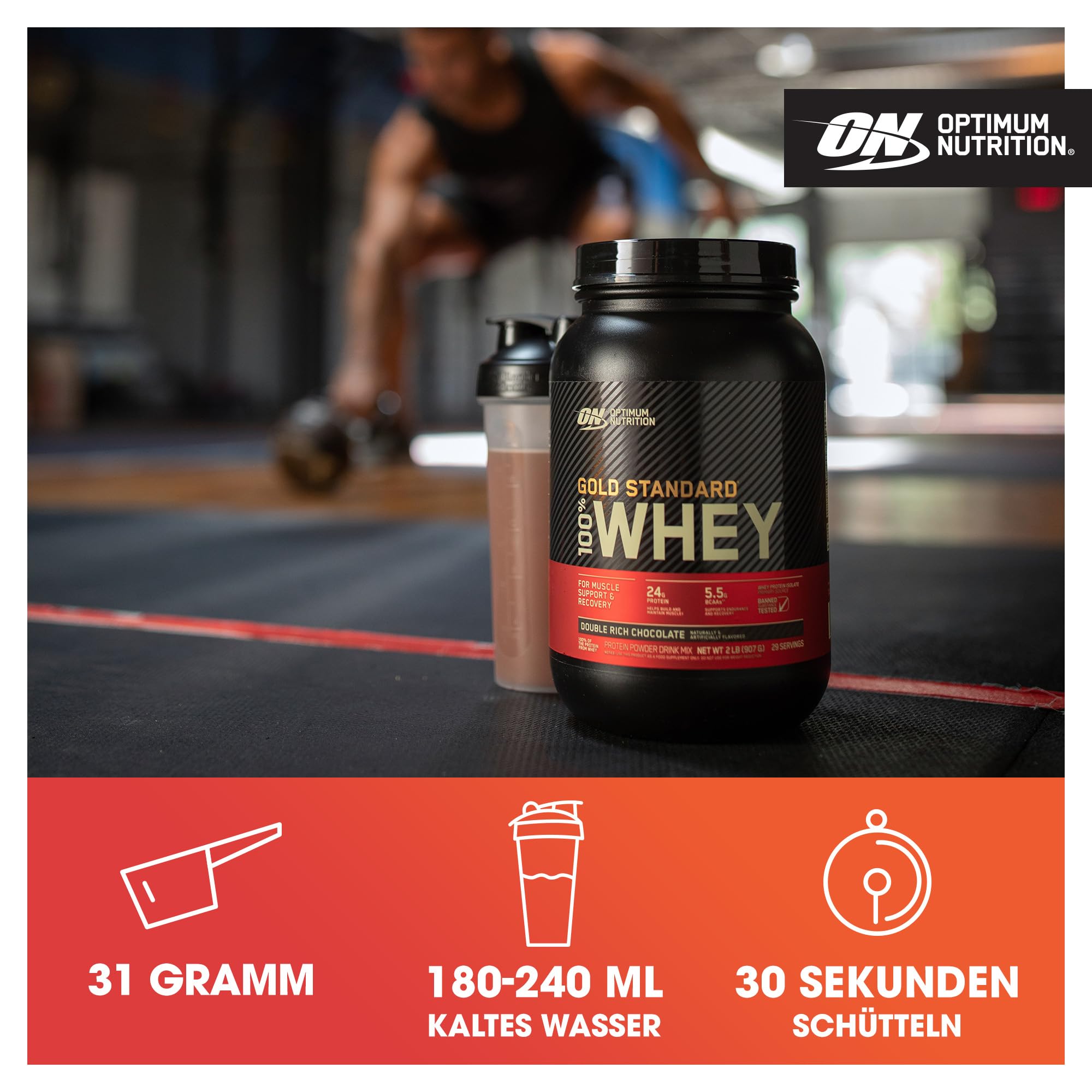 Optimum Nutrition Gold Standard 100% Whey - Whey Protein Powder