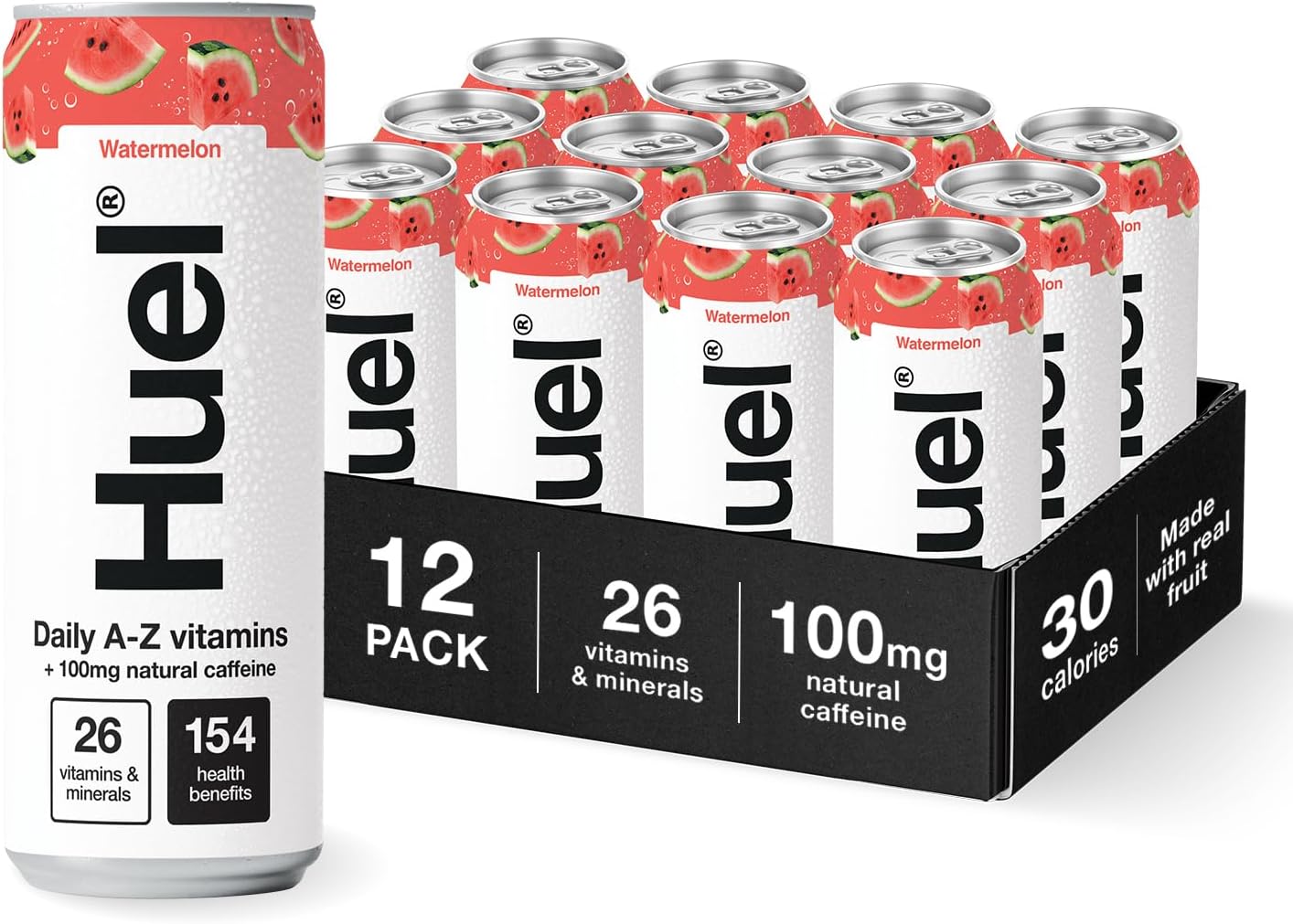 HUEL Daily A-Z Vitamins - 12x330ml / Watermelon - Vitamin Ready-To-Drinks