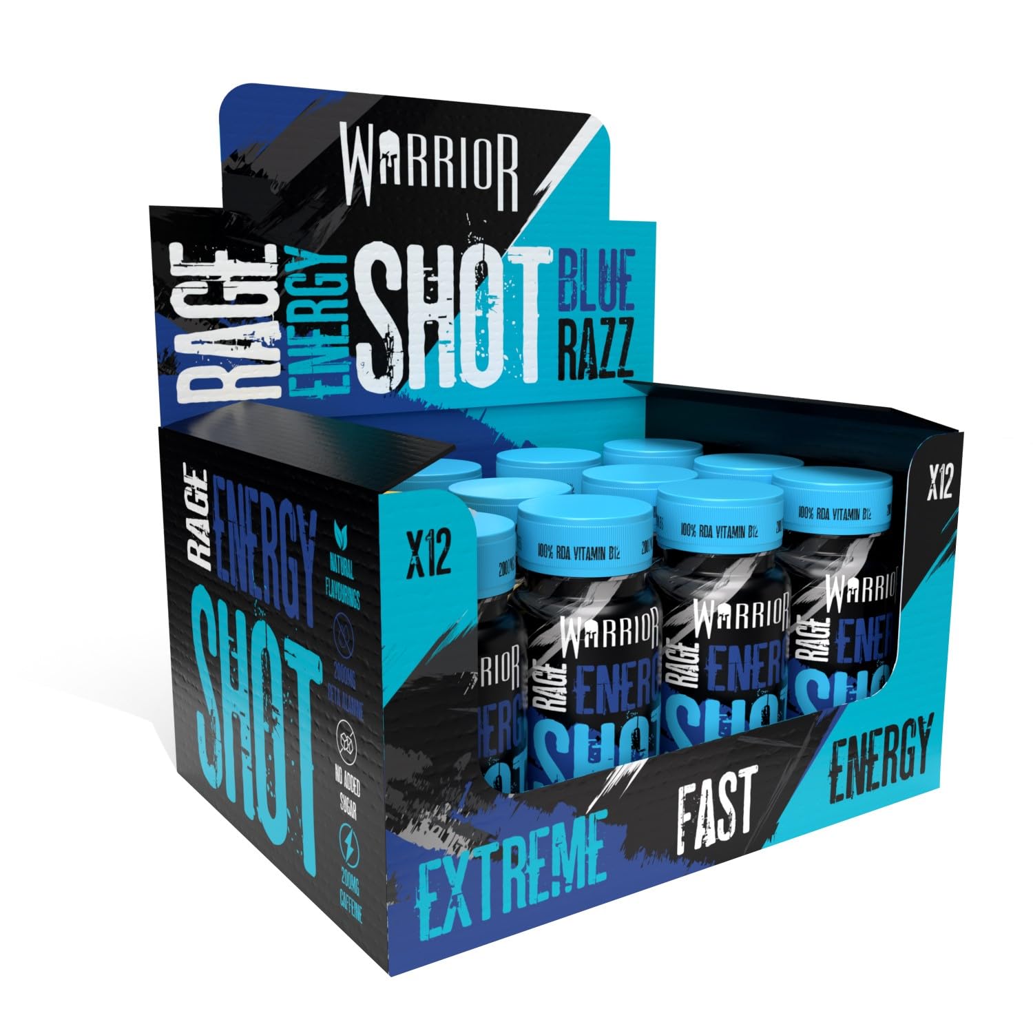 Warrior RAGE Energy Shots - Pre-Workout Shots