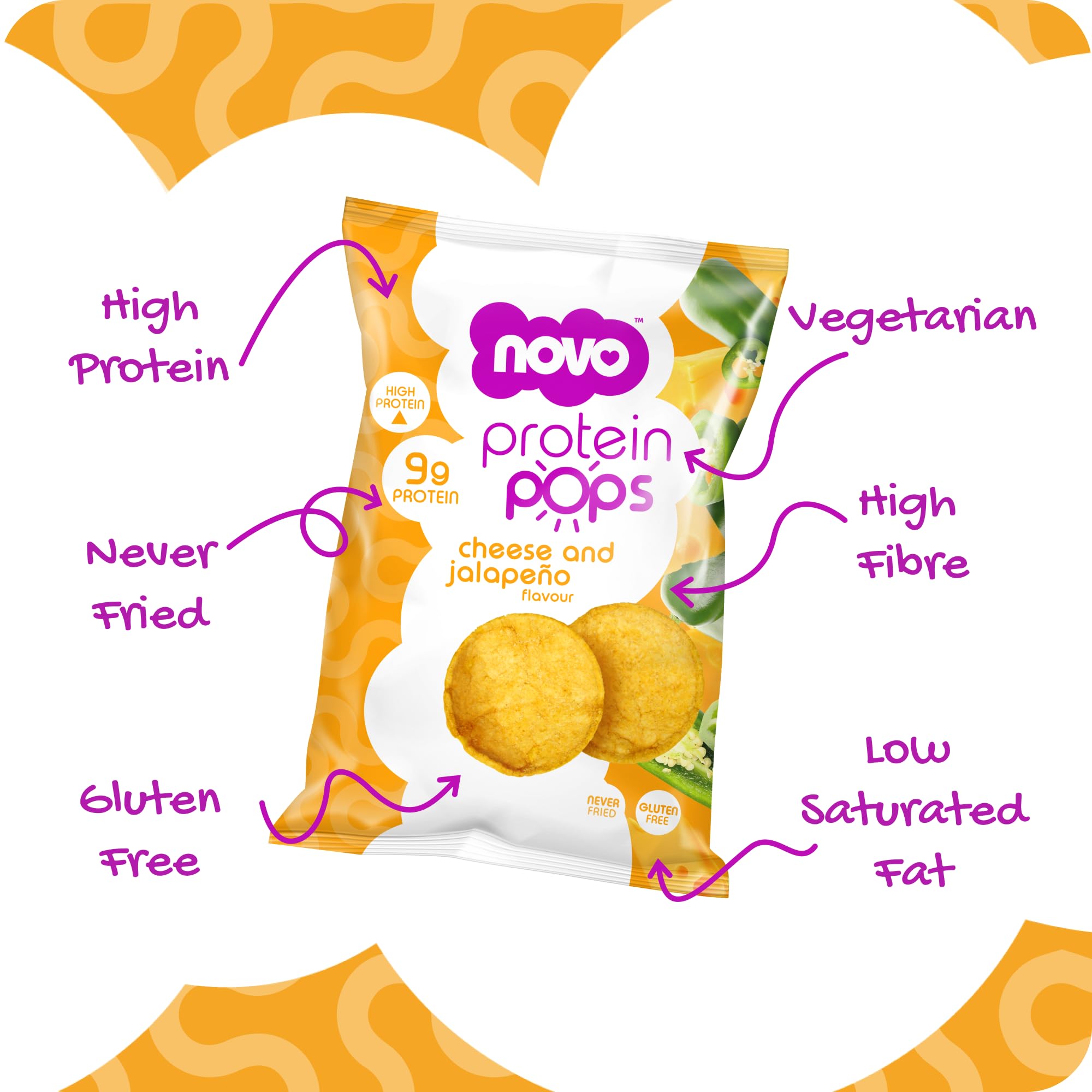 Novo Nutrition Novo Protein Pops - Protein Crisps