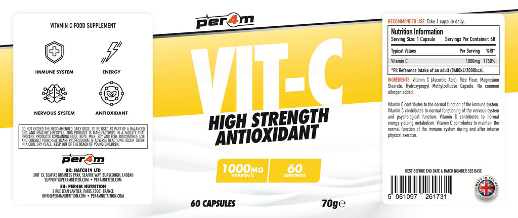 Per4m Vitamin C 60 Caps