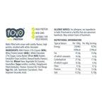 Nutritional info and ingredients for Novo Nutrition Novo Protein Wafer Bar protein wafer bar