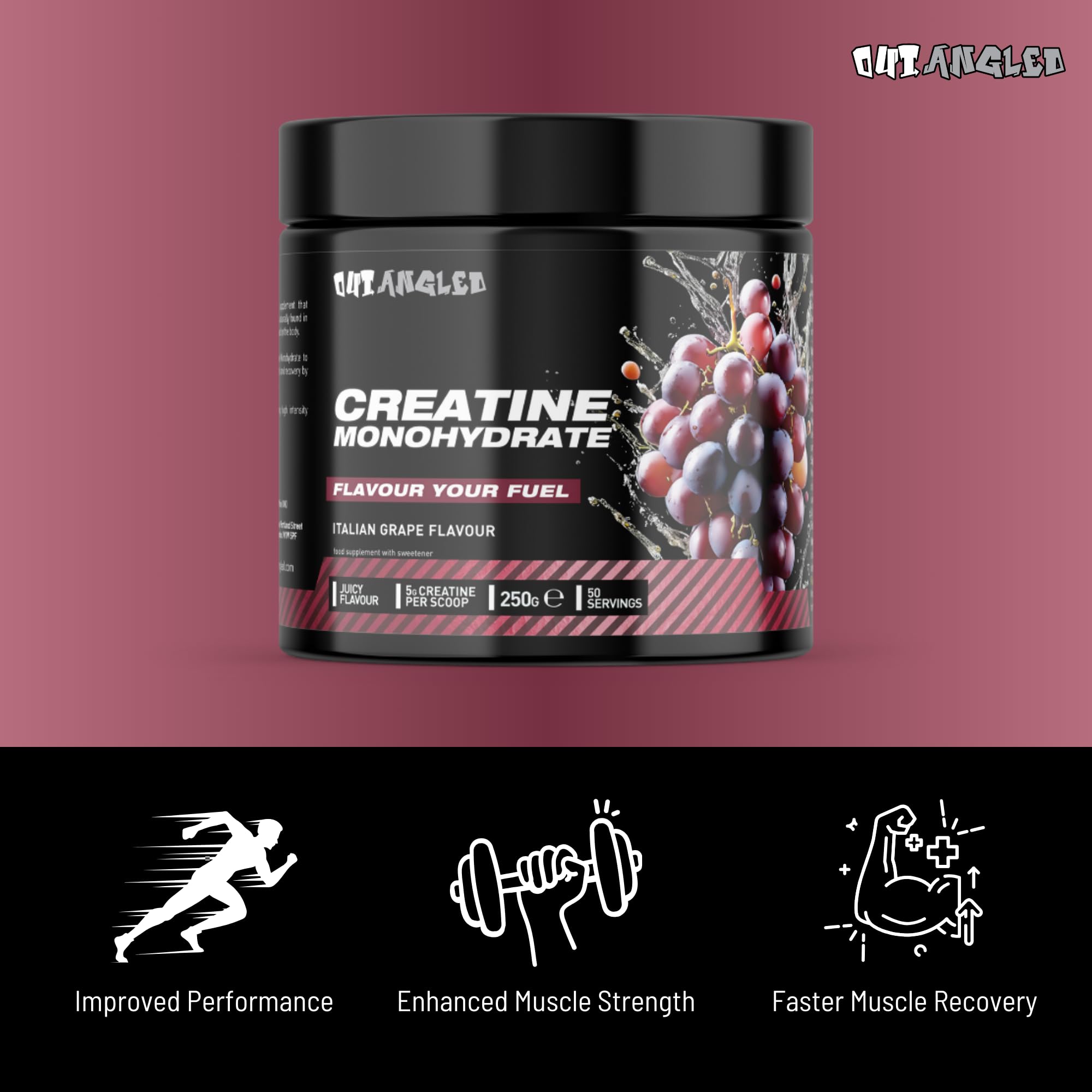 Outangled Creatine Monohydrate - Creatine Powder