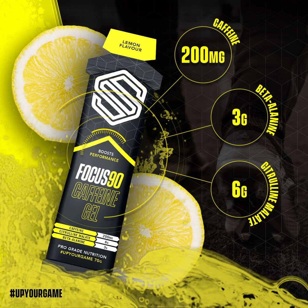 Soccer Supplement Focus90 Caffeine Gel - Energy Gels