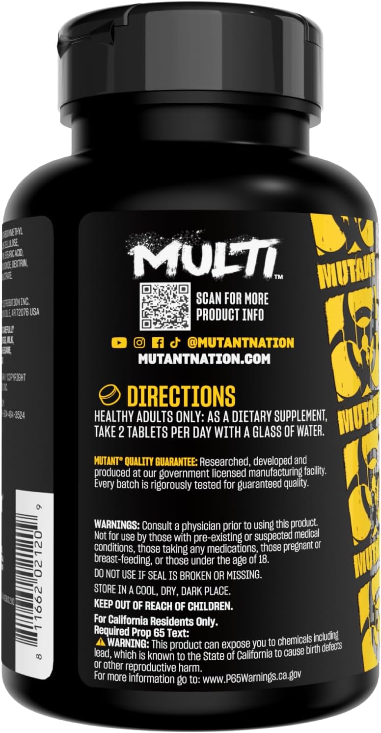Mutant Core Multi - 60 Tabs - Multi-Vitamin Capsules