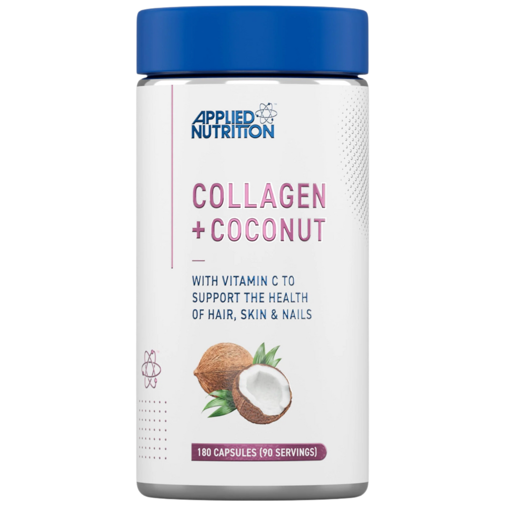 Applied Nutrition Collagen & Coconut - 180Caps / Unflavoured - Marine Collagen Capsules