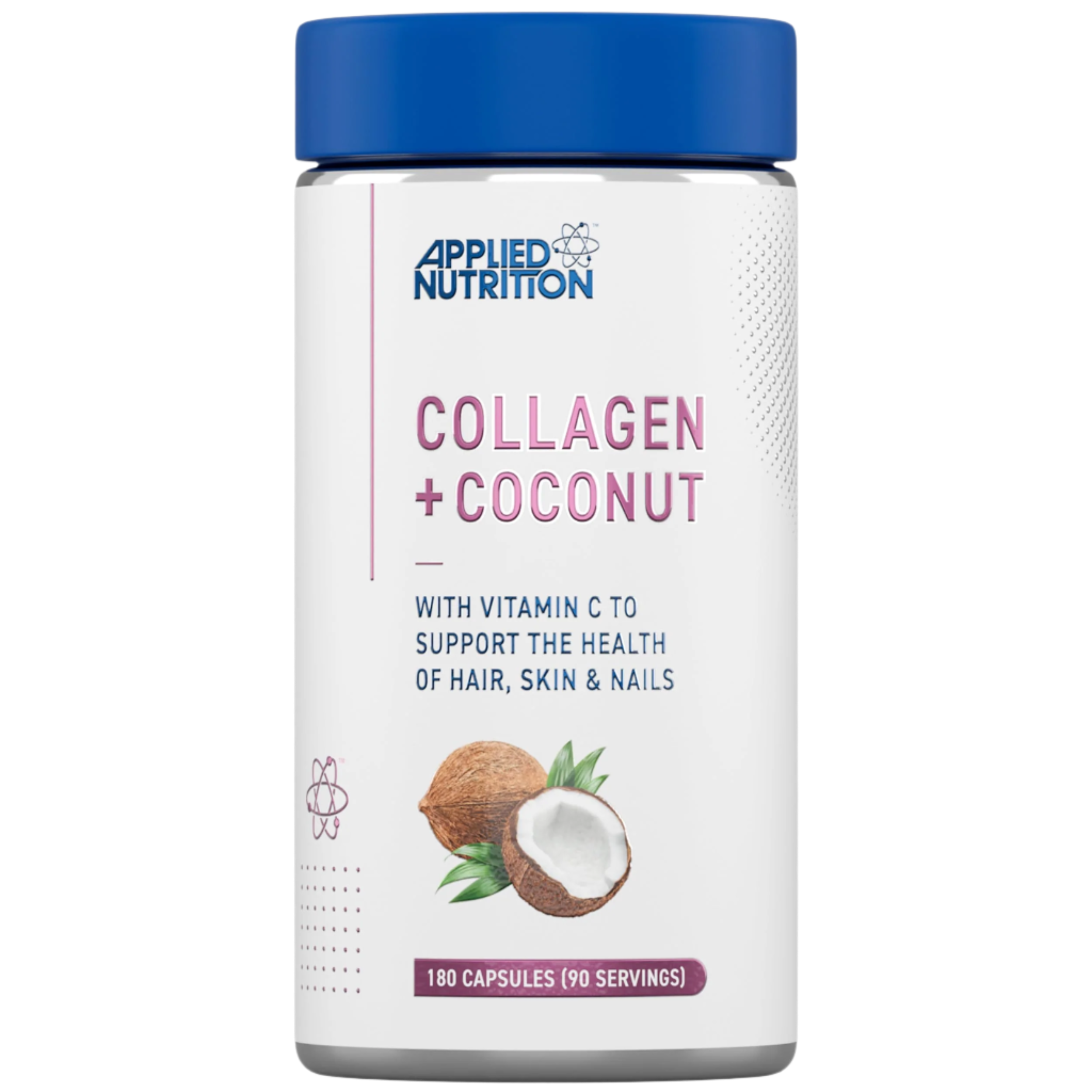 Applied Nutrition Collagen & Coconut - 180Caps / Unflavoured - Marine Collagen Capsules