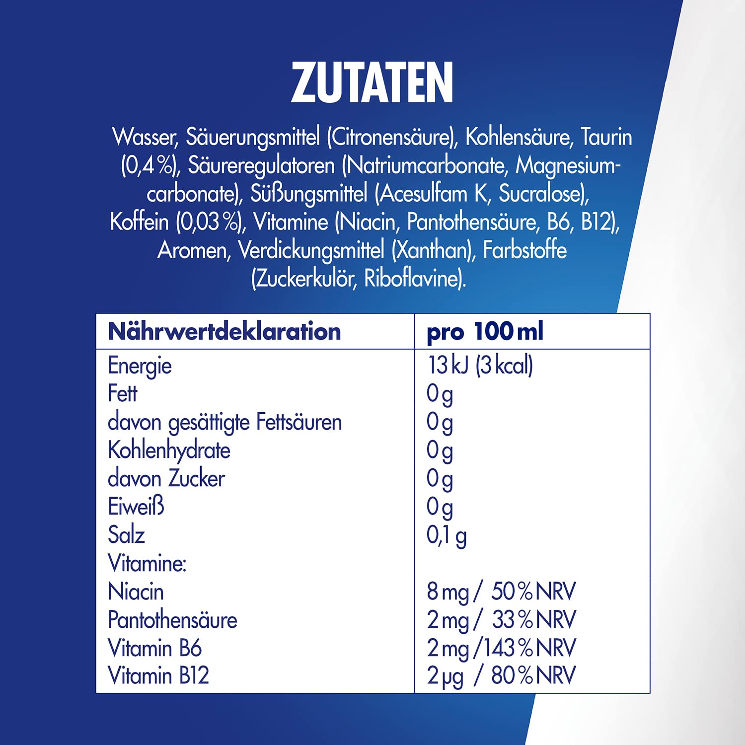 Red Bull Sugarfree - 24x250ml / Energy Drink - Energy Ready-to-Drinks