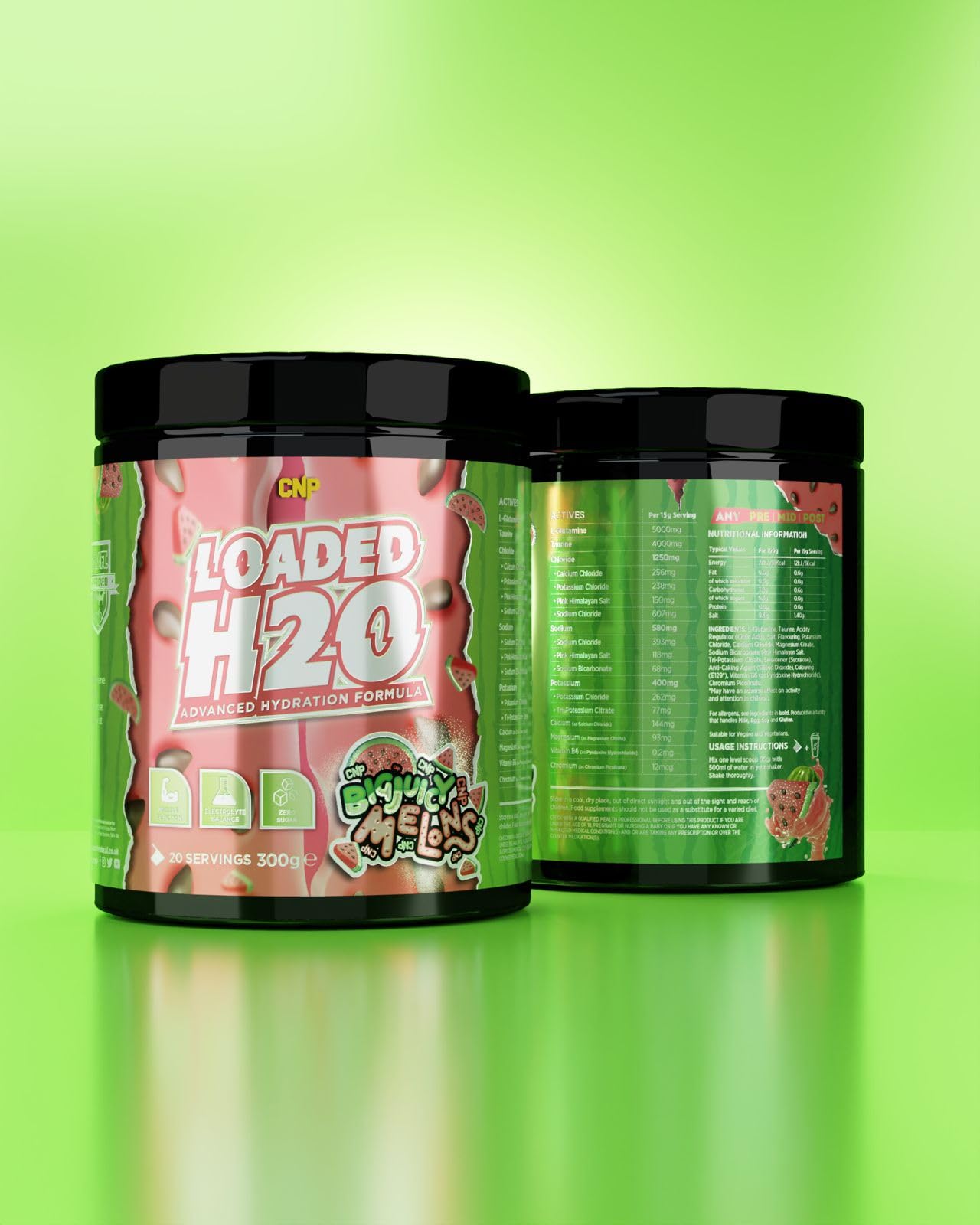 CNP Loaded H2O - Hydration Tabs