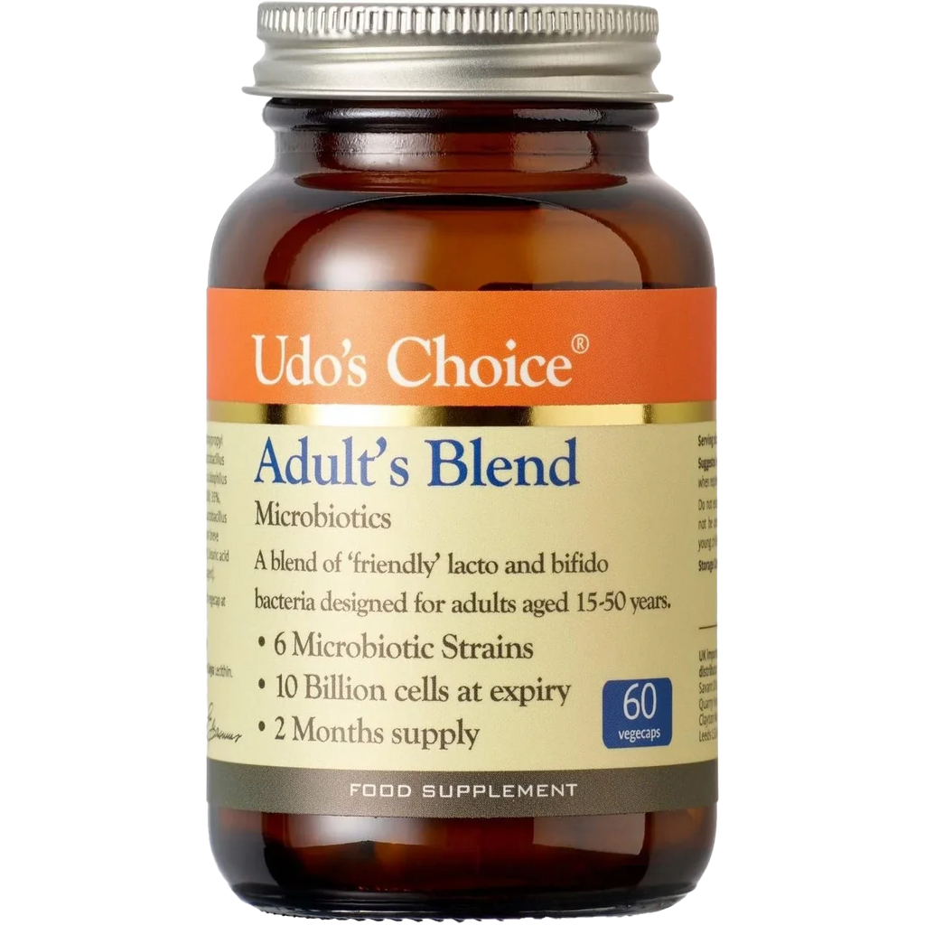 Udo’s Choice Adult’s Blend Microbiotics - 60 Caps - Digestion Support Capsules