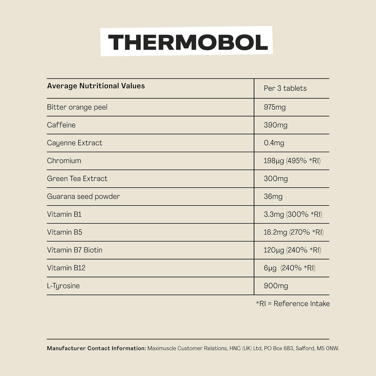 MaxiNutrition Thermobol