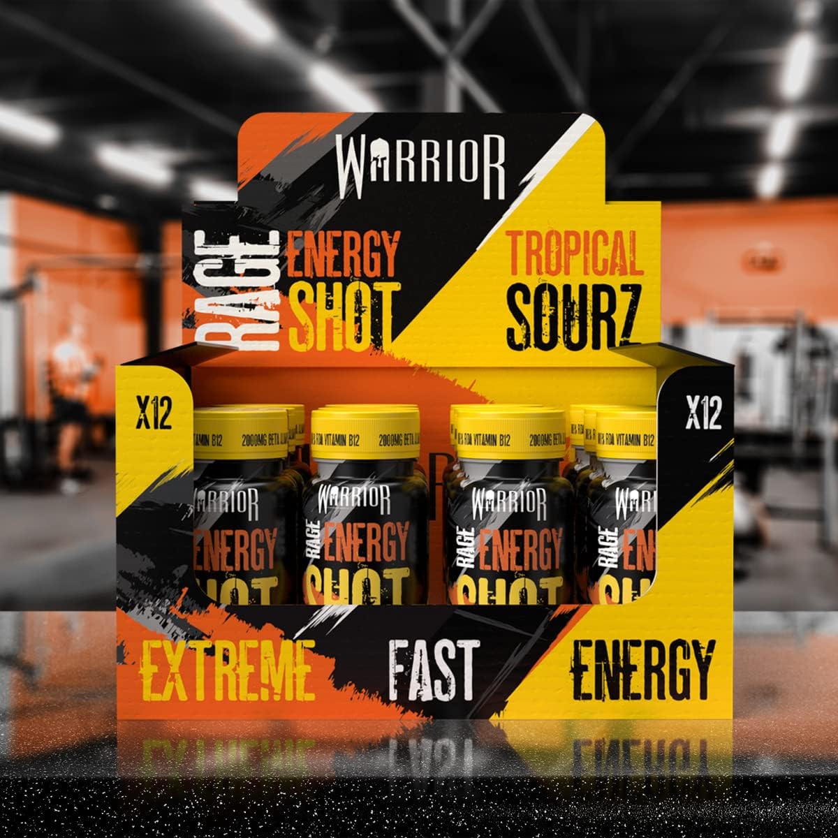 Warrior RAGE Energy Shots - Pre-Workout Shots