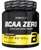 BioTech USA BCAA Zero cola flavor powder for lean muscle and clean nutrition