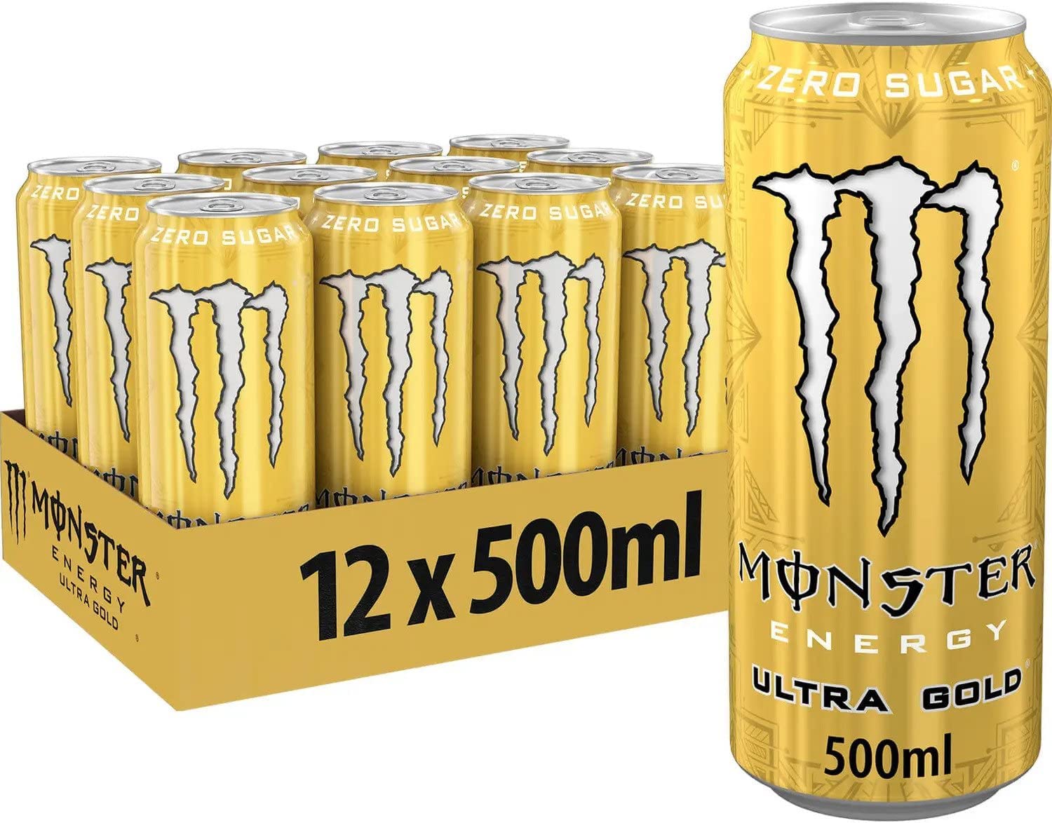 Monster Ultra - 12x500ml / Gold - Energy Ready-to-Drinks