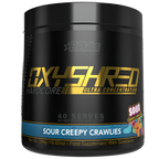 EHP Labs OxyShred Hardcore - 284g / Sour Creepy Crawlies - Weight Loss Support Powder